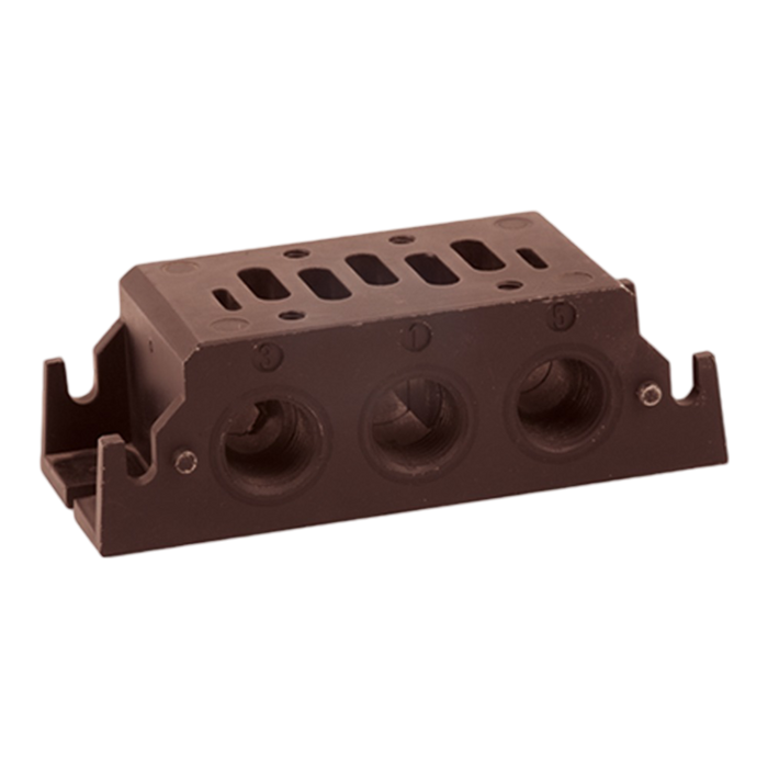 Pneumax 1001.00 Size 1 - Base with Bottom Connections - pneumaticsystems