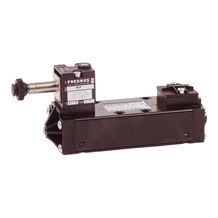 Pneumax 1012.52.3.9.M3P - ISO 2 5/2 Techno Solenoid Spring Valve - pneumaticsystems