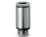 1022A0818, Pneufit 10 Push-in fitting, Adaptor, Straight, Internal hex, 8mm, G1/8