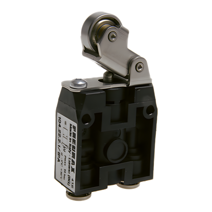 Pneumax 104.22.2.1.P.C - 2/2 Plastic Roller Lever Rear Normally Closed - pneumaticsystems