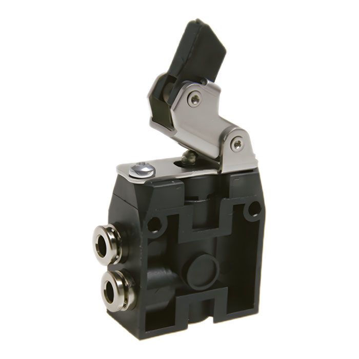 Pneumax 104.22.3.1.L.A - 2/2 Roller Lever Unideirectional Valve Lateral Normally Open - pneumaticsystems