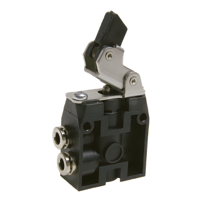 Pneumax 104.32.3.1.L.C - 3/2 Roller Lever Unideirectional Valve Lateral Normally Closed - pneumaticsystems