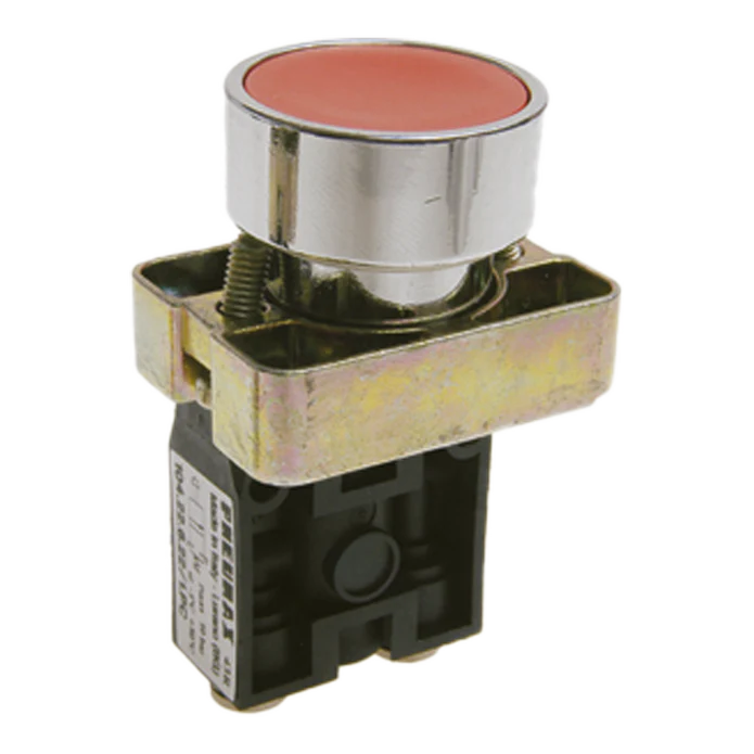 Pneumax 104.32.6.22/1.L.C - 3/2 Red Push Button Valve Normally Closed - pneumaticsystems