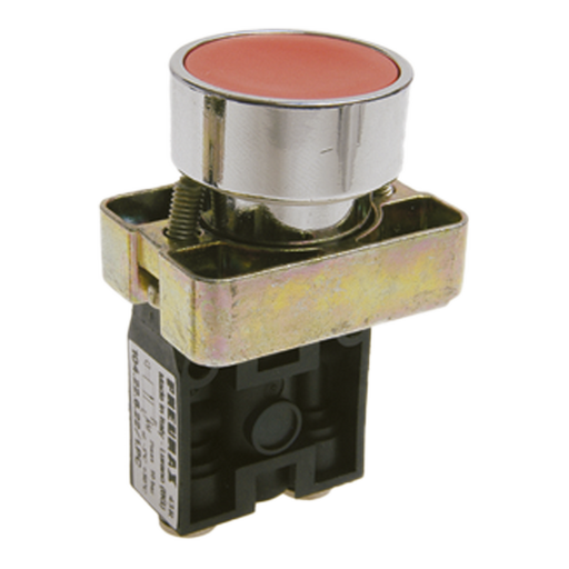 Pneumax 104.52.6.22/3.P.A - 5/2 Green Push Spring Button Valve Rear Normally Open - pneumaticsystems