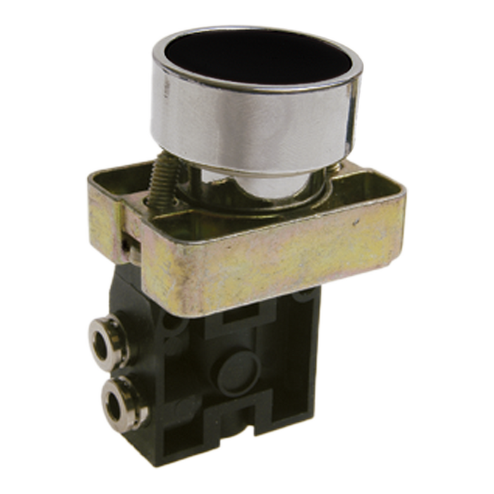 Pneumax 104.22.6.2- 2/2.L.C - 2/2 Black Push Button Valve Normally Closed - pneumaticsystems