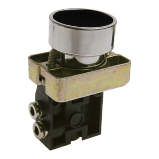 Pneumax 104.22.6.2- 2/2.P.C - 2/2 Black Push Spring Button Valve Rear Normally Closed - pneumaticsystems