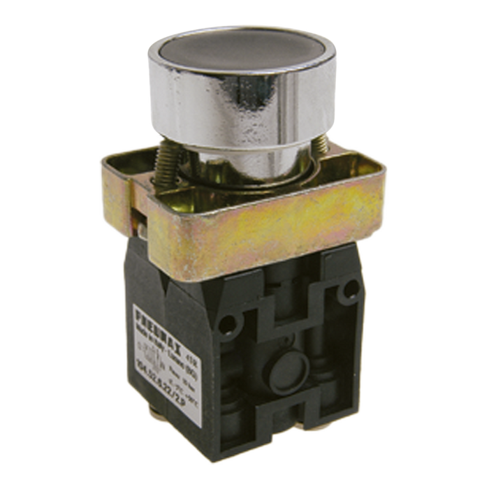 Pneumax 104.52.6.22/2.P - 5/2 Black Push Button Valve Rear - pneumaticsystems