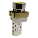 Pneumax 105.52.6.22/2 M5 - 5/2 Push Button Spring Valve Black - pneumaticsystems