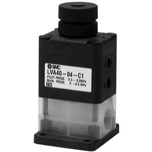 LVA50-06F-D, LVA, LVA, High Purity Chemical Valve, Air Operated, Threaded Ports, Single Type