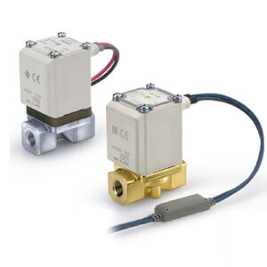VX222MLAXB, VX2 - NEW, VX2**, Direct Operated 2 Port Solenoid Valve for Medium Vacuum/Water/Oil/Steam.