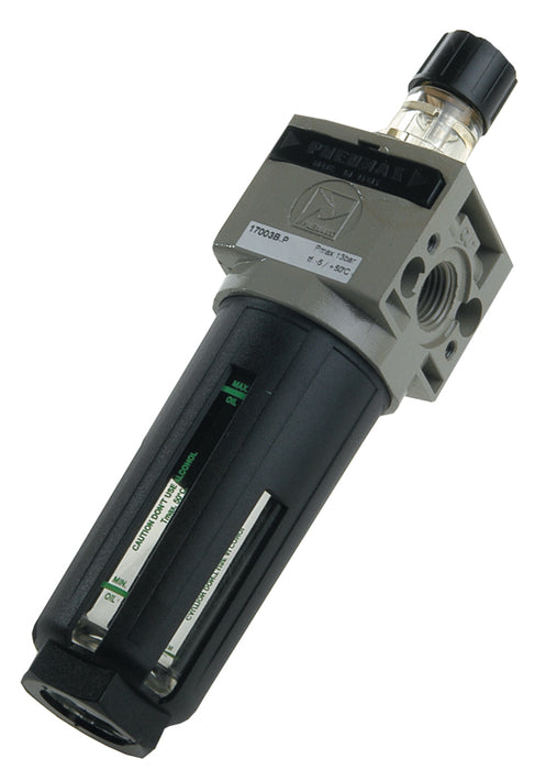 Pneumax 17101B.B.S Size 1 Techno Filter 1/4 20 µm c/w Autodrain - pneumaticsystems