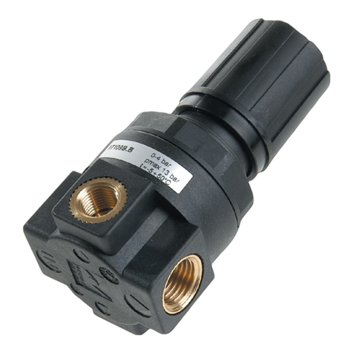 Pneumax 17109B.B Size 1 Panel Mount Regulator 1/4 0-4 Bar - pneumaticsystems
