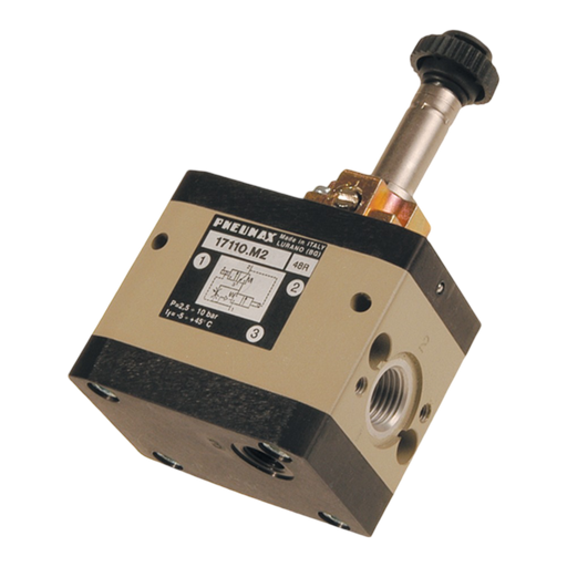 Pneumax 17110.M2/9 1/4 Size 1 Soft Start Valve Electropneumatic (2 Watt) - pneumaticsystems