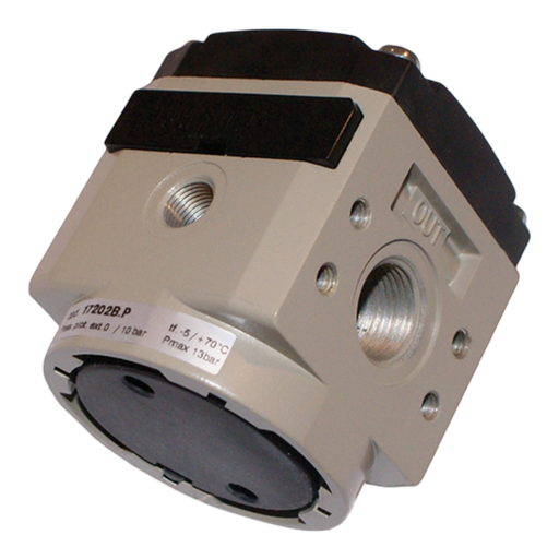 Pneumax 17202B.C.SM Size 2 Regulator 3/8 0-8 Bar I/R" - pneumaticsystems