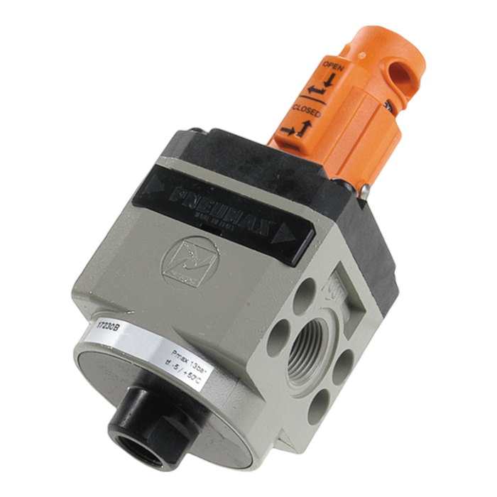 Pneumax X17230.B G3/8 3/2 Lockable shut off valve - ATEX approved