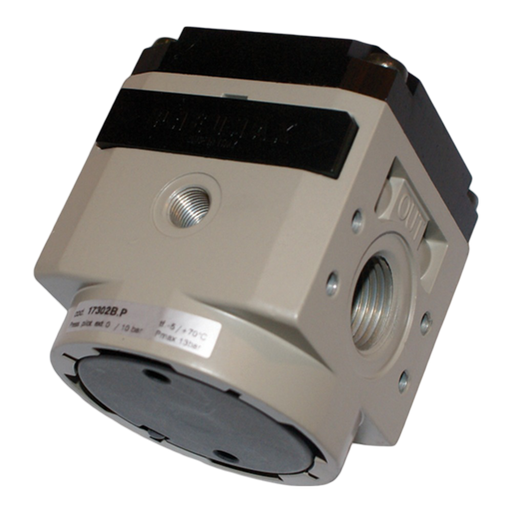 Pneumax 17302A.B.L Size 3 Regulator 3/8 0-4 Bar N/R" - pneumaticsystems