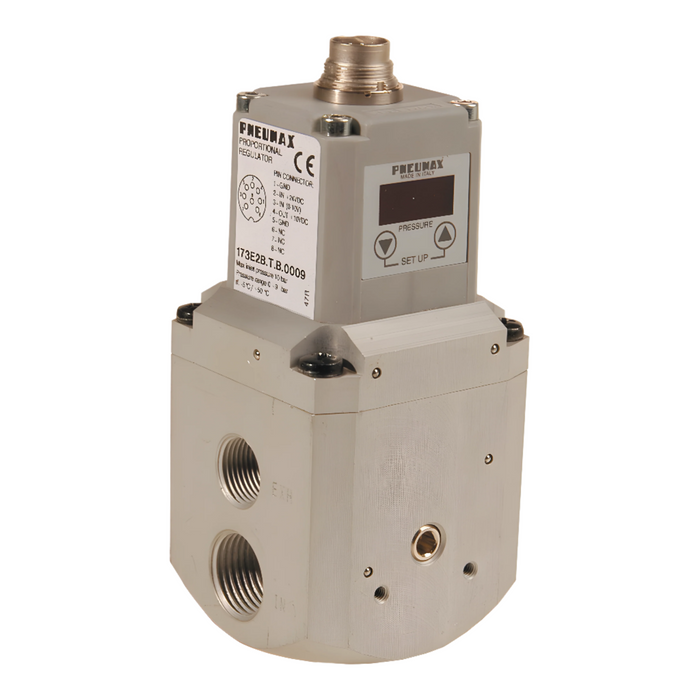 Pneumax 173E2N.T.D.0005 Electronic proportional regulator voltage signal 0.2-5 bar - pneumaticsystems