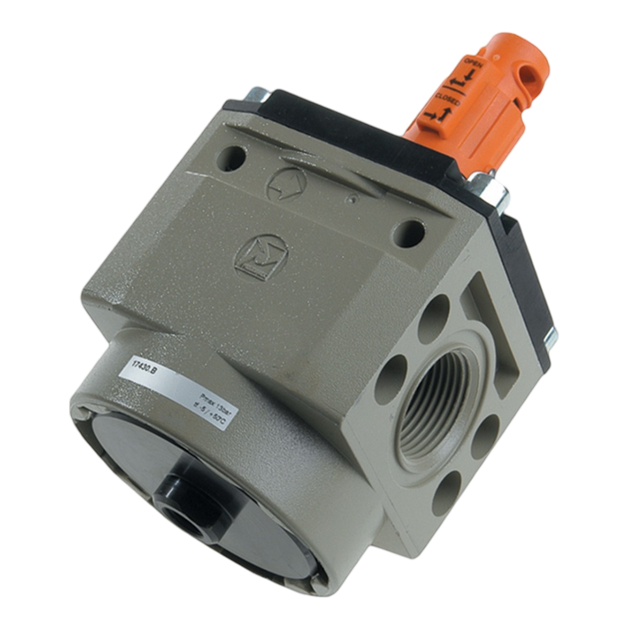 Pneumax 17430.B 1 Size 4 3/2 Manual Shut Off Valve Lockable" - pneumaticsystems