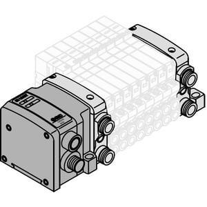 VV5QC11-04C6SD0-S, VQC, VV5QC11-SD, Serial Transmission: EX500 gateway-type