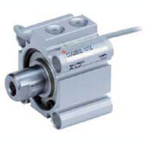 CDQ2A12-10TZ, CQ2-Z, C(D)Q2, Compact Cylinder, Single Acting, Single Rod w/Auto Switch Mounting Groove