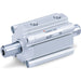 CQ2KWB32TF-35DMZ, CQ2-Z, C(D)Q2KW, Compact Cylinder, Double Acting, Double Rod, Non-rotating w/Auto Switch Mounting Groove