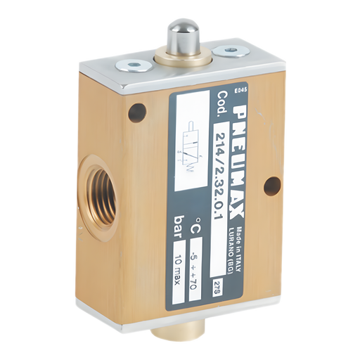Pneumax 214/2.32.0.1 3/2 Plunger Valve - pneumaticsystems