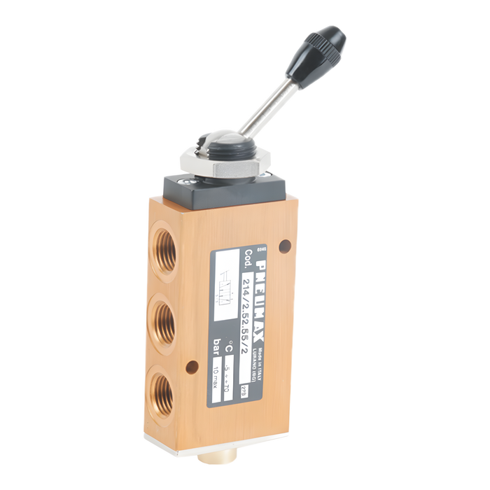 Pneumax 214/2.52.55/1 5/2 Lever Valve - pneumaticsystems