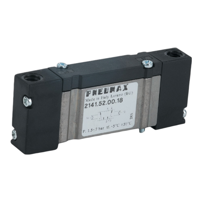 Pneumax 2141.52.00.18 10mm BASE 5/2 Pilot Pilot - pneumaticsystems