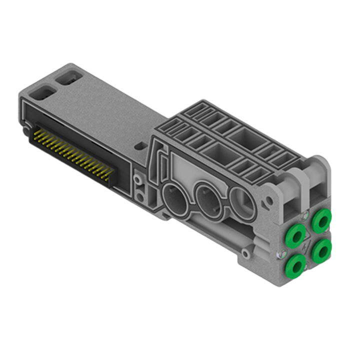 Pneumax 2244.01.B OPTYMA32-S ¬Ø4mm Bistable Sub Base (2 Pos) - pneumaticsystems