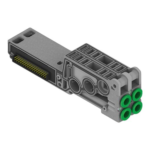 Pneumax 2246.01.M OPTYMA32-S ¬Ø6mm Monostable Sub Base (2 Pos) - pneumaticsystems