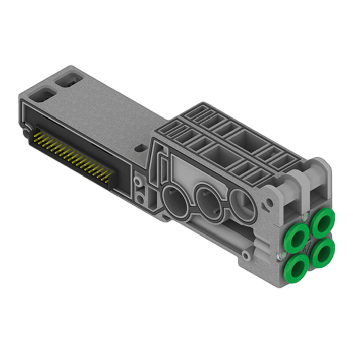 Pneumax 2246.01.M OPTYMA32-S ¬Ø6mm Monostable Sub Base (2 Pos) - pneumaticsystems