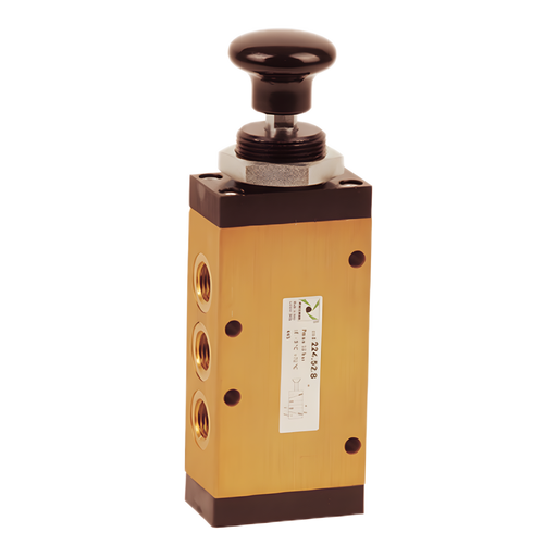 Pneumax 224.52.8 5/2 Pushbutton Valve - pneumaticsystems