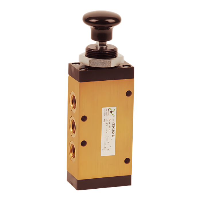 Pneumax 224.52.8 5/2 Pushbutton Valve - pneumaticsystems