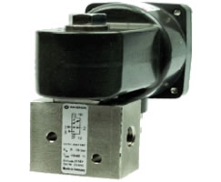 2401112000000000, Direct solenoid actuated poppet valves - Inline connection (tapped construction)