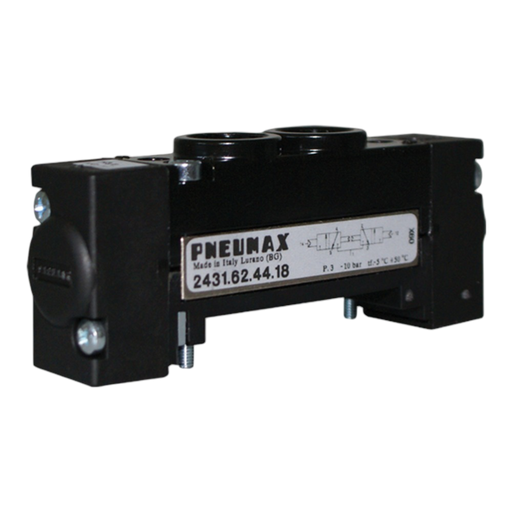 Pneumax 2435.62.44.18 G1/8 18mm FLAT 2x3/2 N/C Pilot/Pilot - pneumaticsystems