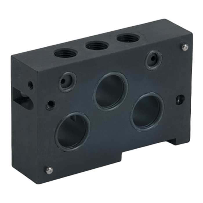 Pneumax 2440.11 18mm VDMA Modular Base (For Separate Inlet) - pneumaticsystems