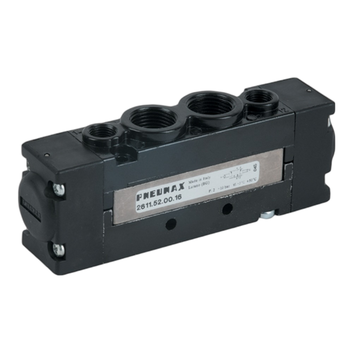 Pneumax 2611.52.00.16 G3/8 26mm 5/2 Pilot/Differential - pneumaticsystems