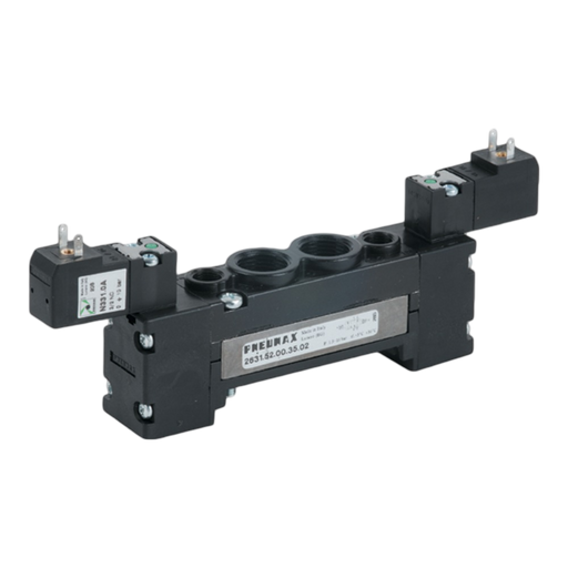 Pneumax 2531.62.44.35.02 OPTYMA32-F G1/4 2x3/2 N/C Sol/Sol 24Vdc PNP - pneumaticsystems