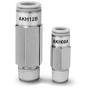 AKH10A-03S, AK, AKH, Check Valve with One-touch Fitting, Male Connector