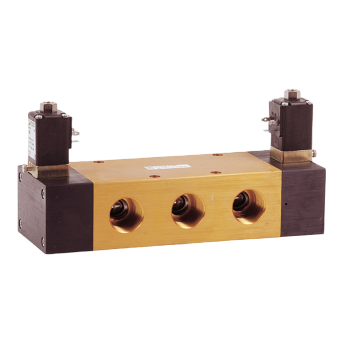 Pneumax 411.53.31.0.0.S5 G1 5/3 Closed Centres Sol/Sol Valve 24Vdc - pneumaticsystems