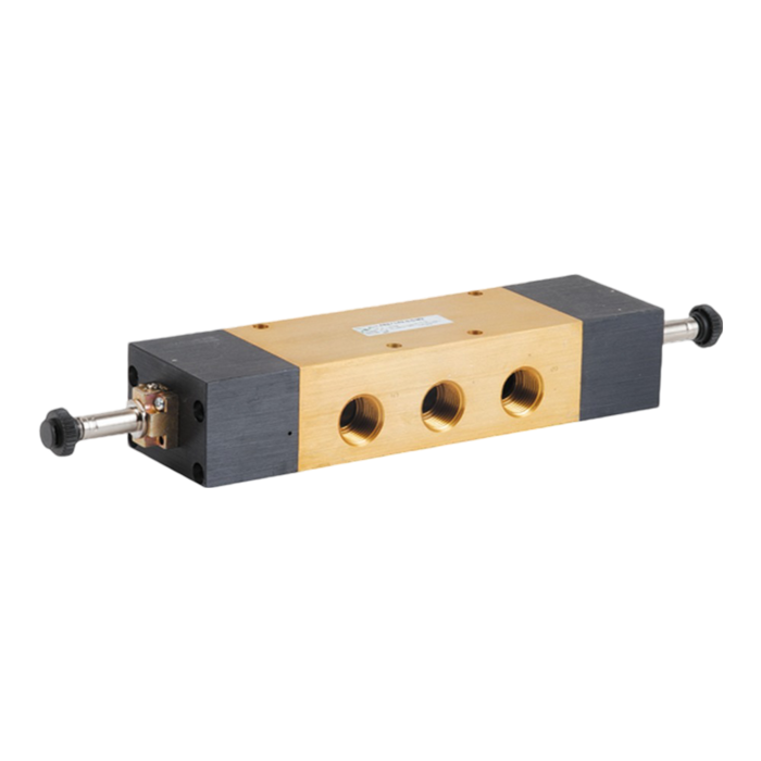 Pneumax 452/1.52.0.0.M2 G1/2 5/2 Inline Solenoid Solenoid Valve - pneumaticsystems