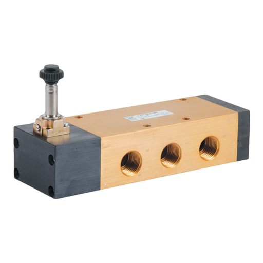 Pneumax 452.52.0.1.M22 G1/2 5/2 Solenoid Spring Valve 110Vac - pneumaticsystems