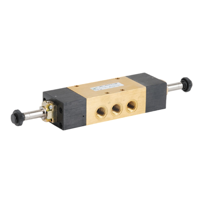 Pneumax 464.53.32.0.0.M2/9 G1/4 5/3 Open Centres Sol/Sol Valve (2 Watt Stem) - pneumaticsystems
