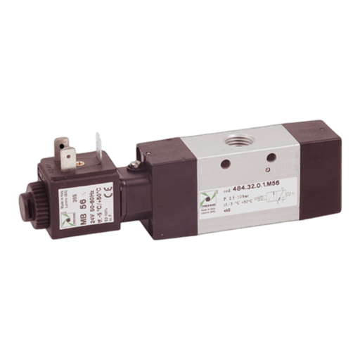 Pneumax 484.32.0.1.M56 Sol.-spring + MB56 (24 VAC 50/60 Hz) - pneumaticsystems