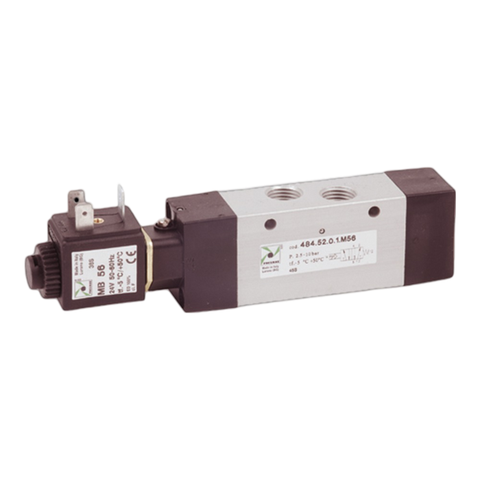 Pneumax 484.52.0.1.M58 Sol.-spring + MB58 (230 VAC 50/60 Hz) - pneumaticsystems