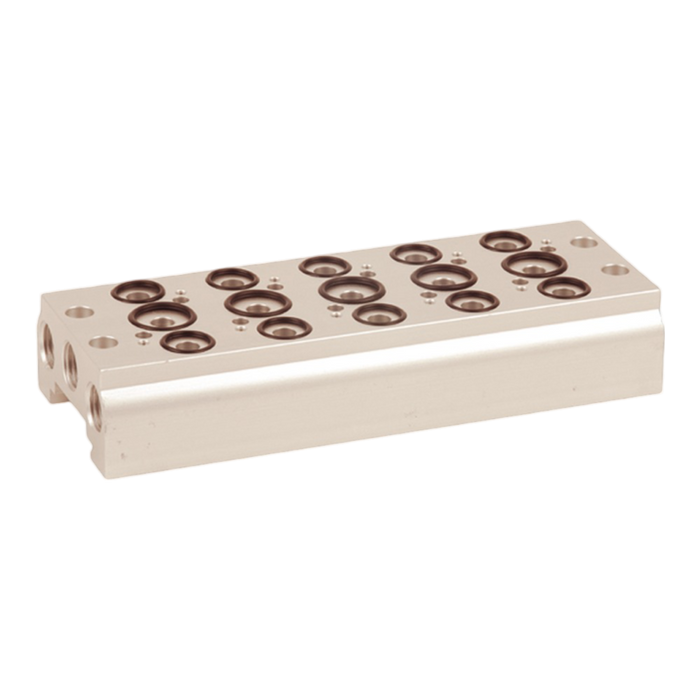 Pneumax 488.09 1/4 9 Position Manifold To Suit 488 Series" - pneumaticsystems