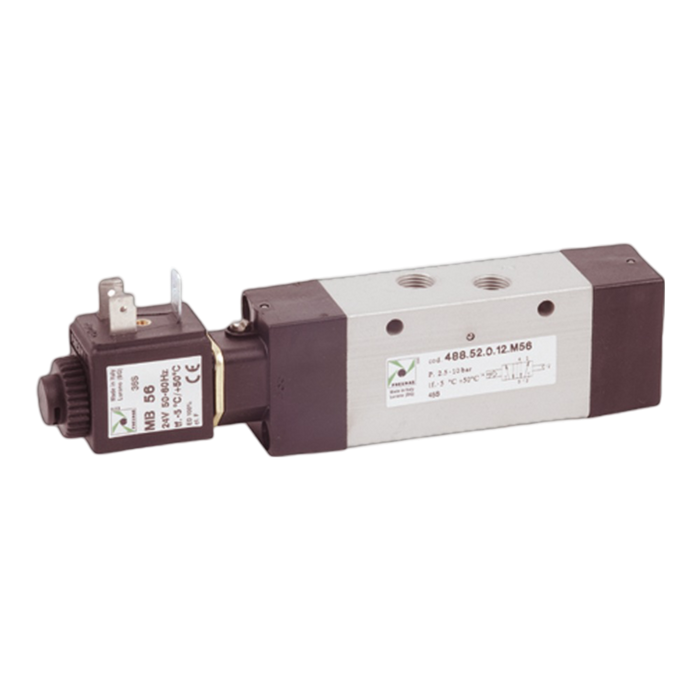 Pneumax 488.52.0.12.M56 Solenoid/Differential + MB56 (24 VAC 50/60 Hz) - pneumaticsystems