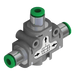 Pneumax 551.151.D4.D4.G4 Shuttle 'AND' Valve 4mm-4mm-4mm Banjo - pneumaticsystems