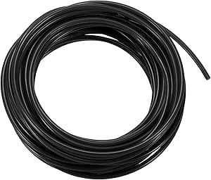 Metalwork - Z297123004DRUM100 Black PU Tubing 6/4 100m on Plastic Hasp - pneumaticsystems