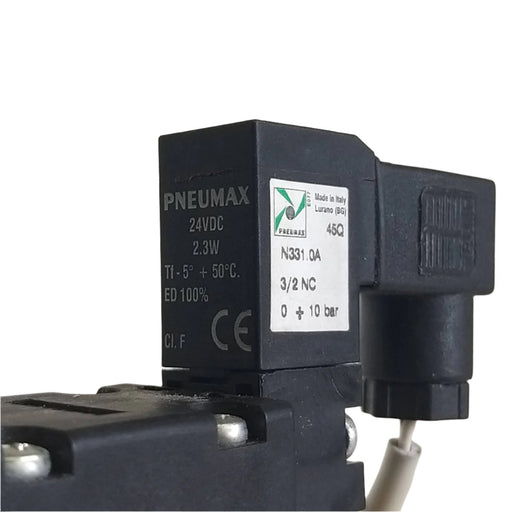Pneumax 331.OA 3/2 N.C Solonoid Valve 24VDC - pneumaticsystems